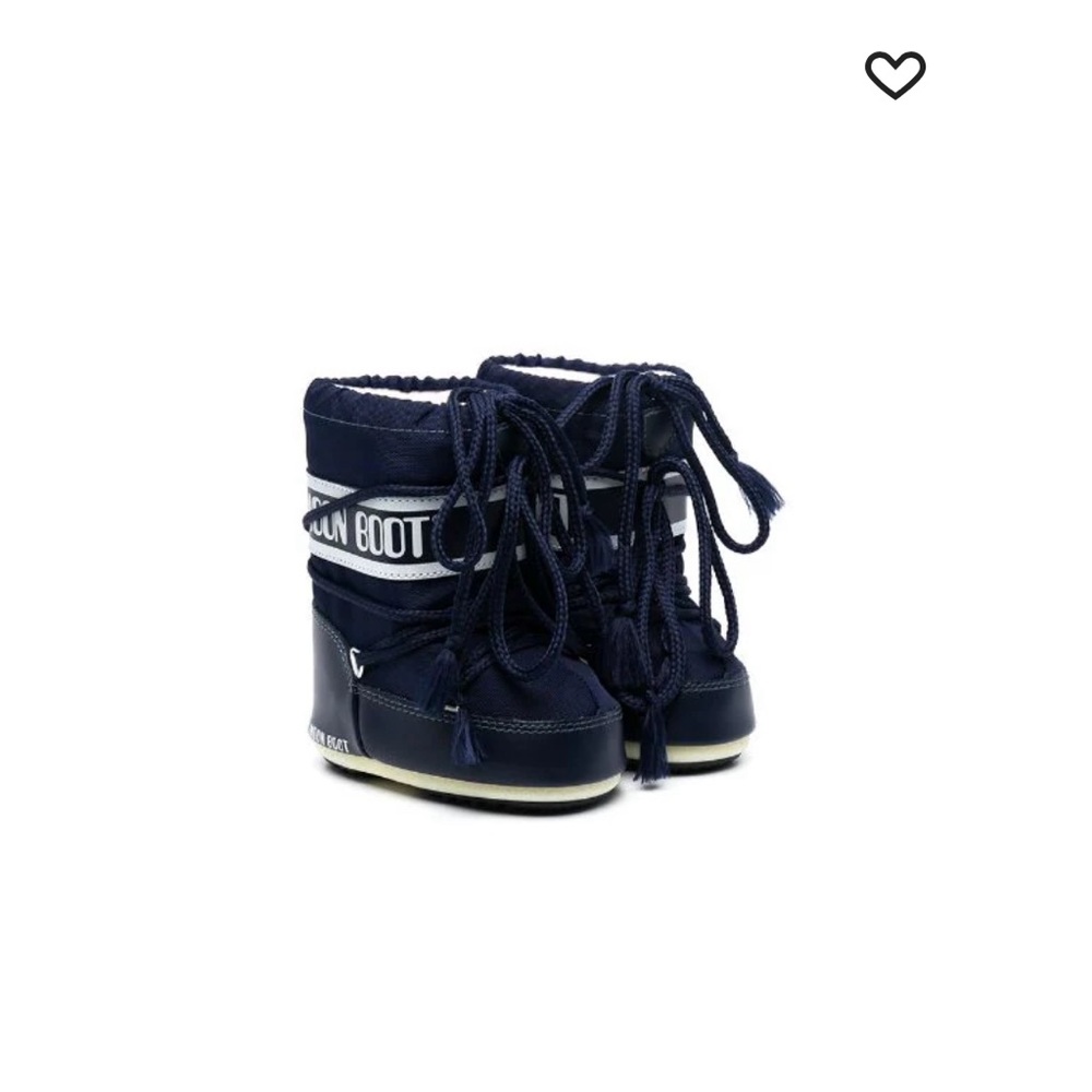 Navy blue Moon boots